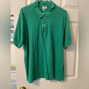 Men’s Lacoste Polo-Green-Sz 6